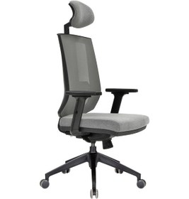 Resim Uzayofismobilyaları Uzay Ofis Tiffany Bel Destekli Müdür Koltuğu - Antrasit - Plasti 