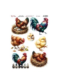 Resim Pirinç Dekopaj Kağıdı 30x42cm Pt-4236 