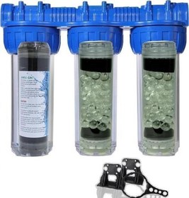 Resim Lotto Filters Ağır Kireç Önleyici Çift Silifozlu Koku giderici Filtre Seti 