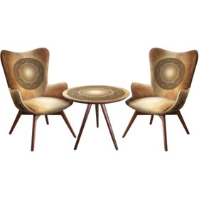 Resim ReHome Lara Fiskos Set - Kahve 