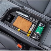 Resim Anjiexun Toyota İçin Çift Usb Bağlantı Noktalı Orta Konsol Düzenleyici Aksesuarları 