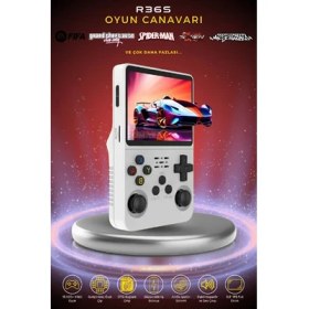 Resim R36S Oyun El Konsolu 