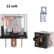 Resim BTM OTOMOTİV Mini Role 12v, 5 Uçlu, 40 A, Far, Korna, Fan, Lpg Rolesi Uyumlu 