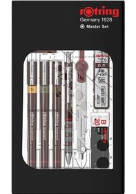 Resim Rotring Rapido Takımı Isograf Kolej Set 3'lü Takım Pergelli 