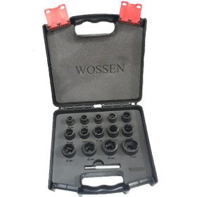 Resim WOSSEN 1/2" TWİST LOKMA SETİ TAM 15 PARÇA 41100 