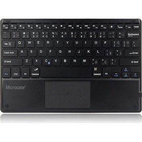 Resim Tablet Telefonlar İçin Şarjlı Touchpadli Bluetooth Klavye Al2724 