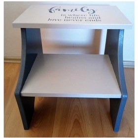 Resim Ahşap Boyama Basamak Karışık Renk 