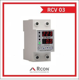 Resim Rcon Rcv 03 Akım Ve Voltaj Korumalı Monofaze 63a Sigorta 