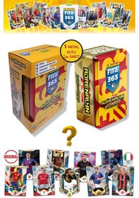 Resim Panini Fifa 2026 Metal Kutulu Futbolcu Kartları 24 Core 4 Le 1 Coin 1 Golden Kart - Kırmızı Sarı 