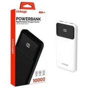 Resim Linkage LKP-36 - 10000 Mah 2x USB Dahili Type-C Kablo LCD Güç Göstergeli Powerbank 