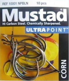 Resim Mustad 10001 Npbln Ultra Point Corn Siyah Nikel Iğne 