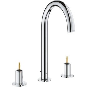 Resim Grohe Atrio Private Collection 3 Delikli Lavabo Bataryası , 1/2" L-Boyut - 20593000 Gümüş 