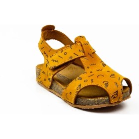 Resim Sanbe 510 T 2001 Camel Deri Bebek Sandalet 