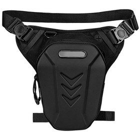 Resim Ranyeek Erkek Motosiklet Outdoor Çantası: Su Geçirmez, Büyük Kapasiteli, Kol/üst/çapraz Çantası Siyah, Logo'lu Siyah 