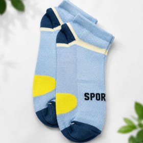 Resim Kinlee 10-11 Yaş Erkek Çocuk Patik Çorap Spor Desenli Pamuklu Günlük Çorap 4 Çeşit Model 