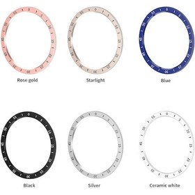 Resim Samsung Galaxy Uyumlu İçin 6 Klasik 47mm Akıllı Saat Kadran Koruma Çerçevesi Zaman Ölçeği İle 