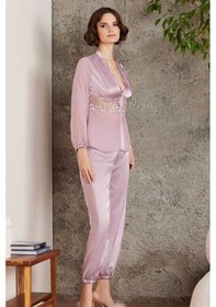 Resim Pierre Cardin 6005 Kadın Saten Dantelli 6'lı Set-rose Rose 