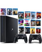 Resim Sony Playstation 4 Pro 1 TB YD + PS4 Oyunu + 2 kol 