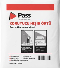 Resim Pass Zemin Boya Koruma Hışır Örtüsü Beyaz 32 M² 4 8 M 