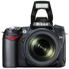 Resim Nikon DSLR D90 Kit 18-105mm VR 12.3MP 3.0" SLR Dijital Fotoğraf Makinesi 