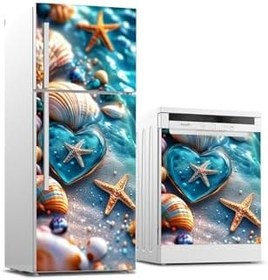 Resim Buzdolabı ve Bulaşık Makinesi Takım Sticker 0411 