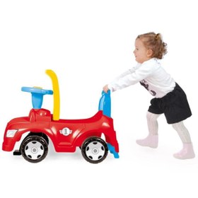 Resim Dolu 8031 Step Car Toy Factory Yürüteç Araba STEP 2 in 1 İlk Arabam Kırmızı 