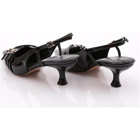 Resim Dgn 6851 Kadin Kemer Detayli Topuklu Abiye Ayakkabi 