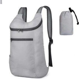 Resim Xuweiwei Gray 5.28 Galon Katlanır Sırt Çantası - Okul Ve Seyahat İçin Dayanıklı Gri 