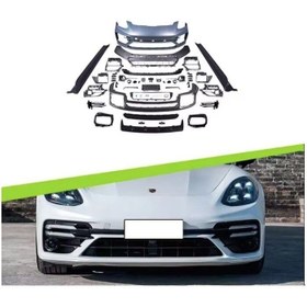 Resim Porsche Panamera Turbo S Ön Tampon Seti 2020 Sonrası Uyumlu 