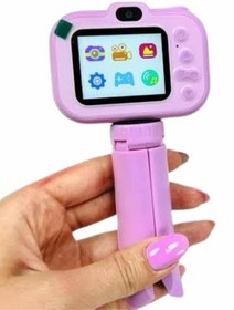 Resim ZERO LAND ZENGEZUR Çocuk Için Eğitici Video Kamera Ayaklı Mini Fotoğraf Makinesi 