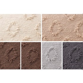 Resim Desenli Sakallı Şönil Kaymaz Koltuk Örtüsü - Sütlü Kahve Sütlü Kahve 