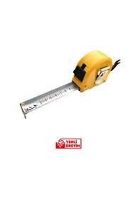 Resim Profesyonel Şerit Metre 10m X 25mm Stoplu, Çelik Şeritli Ve Abs Gövdeli Ölçüm Aleti 5103 10 M 