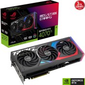 Resim Asus GEFORCE ROG RTX 4070 TI 12GB 192bit GDDR6X 2790MHz OC 2xHDMI 3xDP RGB (ROG-STRIX-RTX4070TI-O12G-GAMING) DLSS3 EKRAN KARTI 
