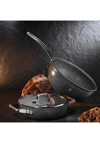 Resim Brioni Stone-h Wok Tava 26 Cm Sh147 