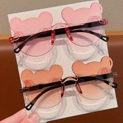 Resim 2/8 Adet Sevimli Ayı Kulaklı Moda Gözlük, Karışık Renk PC Çerçeve, Mezuniyet Günü, Şükran Günü ve Cadılar Bayramı Hediyesi İçin İdeal 