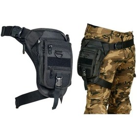 Resim Motosiklet Bel Bacak Çantası Impertex Kumaş Kemerli Ve Cırtlı Çok Fonk Çepli Motor Çanta Je Çok Renkli 