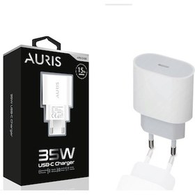 Resim Auris ARS-CH38 35W Usb-C15.nesil Apple Uyumlu iPhone Hızlı Şarj Aleti Adaptörü 