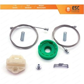 Resim Opel Omega B V94 1994-2003 4/5 Kapı İçin Arka Cam Kriko Tamir Set 