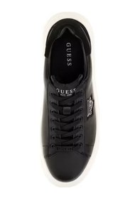 Resim Guess Elba Deri Erkek Sneaker Ayakkabı Fmfbanlel12 Siyah 