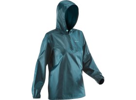 Resim Decathlon Quechua Kadın Outdoor Yağmurluk - Mavi - Raincut 