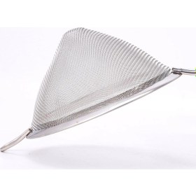 Resim Paslanmaz Çelik Saplı Konik Süzgeç 14 Cm Çok Renkli 