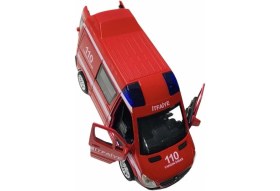 Resim Vardem Sesli Işıklı Çek Bırak Metal Itfaiye - 588B-İTFAIYE 