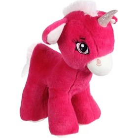 Resim Uyku Arkadaşı Peluş Pony Pembe 45 CM 
