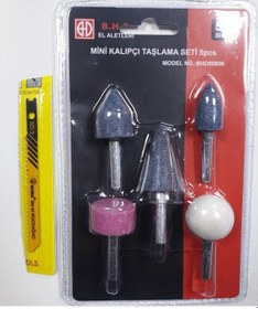 Resim Bhd 5 Parça Mini Kalıpçı Taşlama Seti Uç Vızvız Seti 