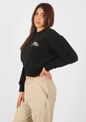 Resim NTB Kısa Bel Sweatshirt Black Color 