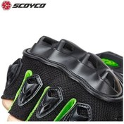 Resim Scoyco Mc29d Korumalı Parmaksız Eldiven Yeşil, Güvenli Ve Konforlu Motosiklet Eldiveni - 10 