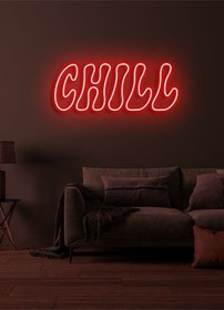 Resim Chıll Yazılı Neon Tabela Kırmızı 