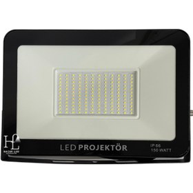 Resim Hazar Led 12-24 Volt 150 Watt Tablet Projektör Beyaz SMD Led Projektör 