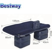 Resim Bestway 67780 Araç Içi Şişme Yatak Araba Arka Koltuk Yatağı 135X80 cm 