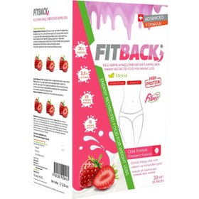 Resim Fitback Kalorisi Azaltılmış Gıda 30 Saşe x 27 gr - Çilekli 